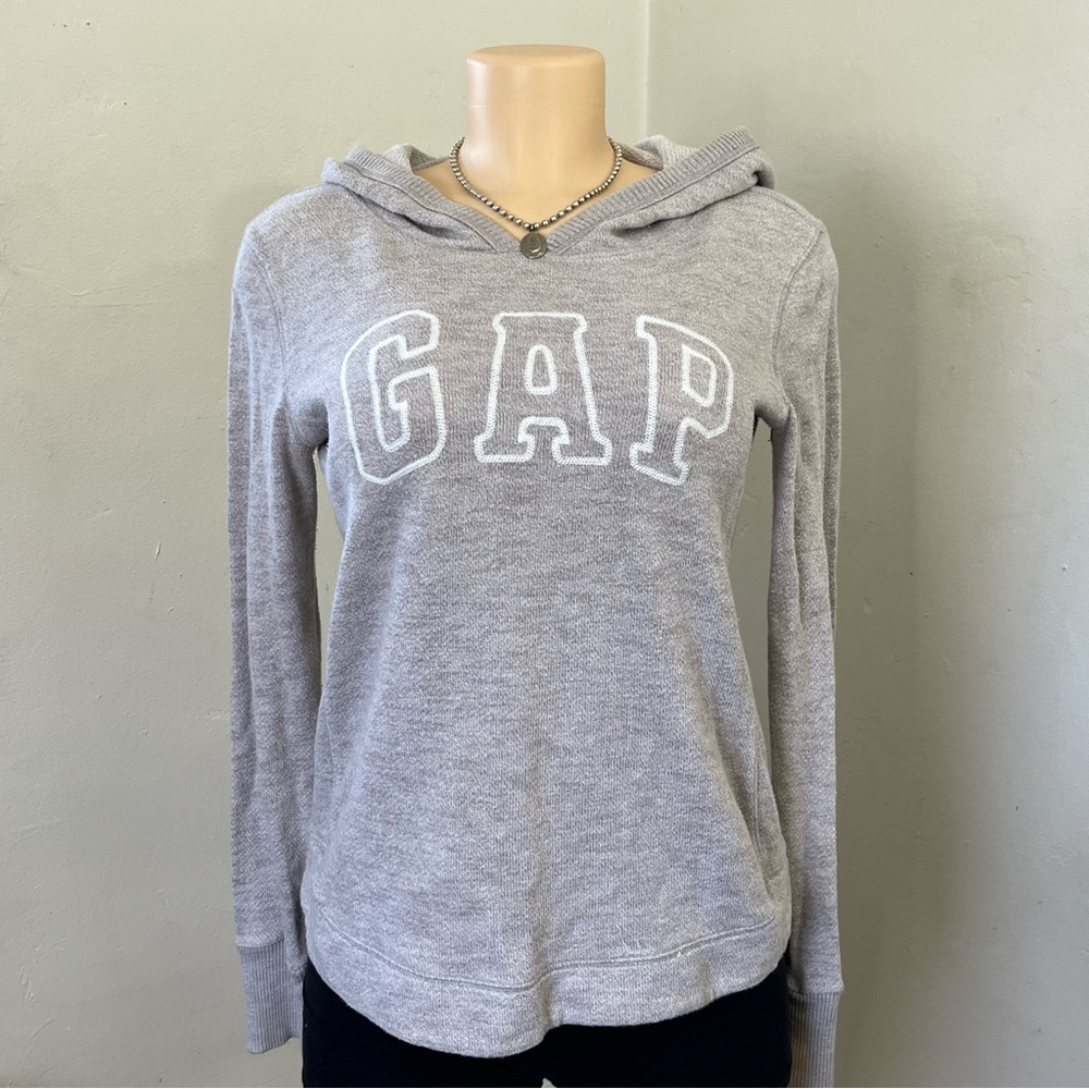 vintage y2k oatmeal gap hoodie